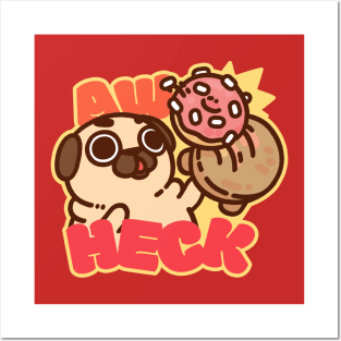 Aw Heck! Puglie Posters and Art